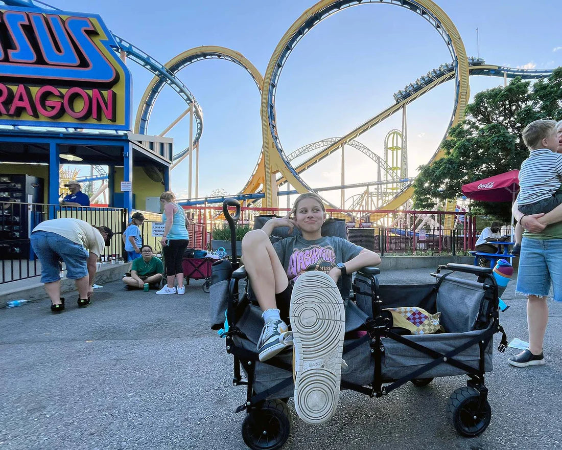 Lawn Chariot in use